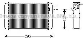 Ava Quality Cooling OL 6116 - Топлообменник, отопление на вътрешното пространство vvparts.bg