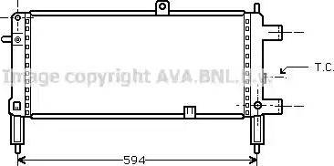 Ava Quality Cooling OL 2053 - Радиатор, охлаждане на двигателя vvparts.bg