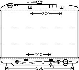 Ava Quality Cooling OL 2180 - Радиатор, охлаждане на двигателя vvparts.bg