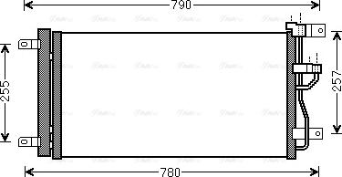 Ava Quality Cooling OLA5612D - Кондензатор, климатизация vvparts.bg