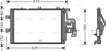 Ava Quality Cooling OLA5309 - Кондензатор, климатизация vvparts.bg