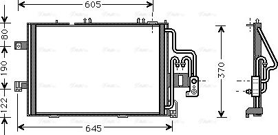 Ava Quality Cooling OLA5307 - Кондензатор, климатизация vvparts.bg