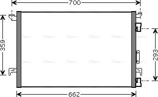 Ava Quality Cooling OLA5333 - Кондензатор, климатизация vvparts.bg