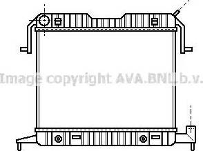 Ava Quality Cooling OLA2086 - Радиатор, охлаждане на двигателя vvparts.bg