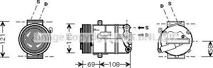 Ava Quality Cooling OLAK427 - Компресор, климатизация vvparts.bg