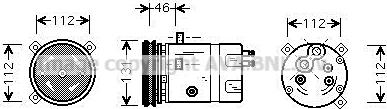 Ava Quality Cooling OLAK278 - Компресор, климатизация vvparts.bg