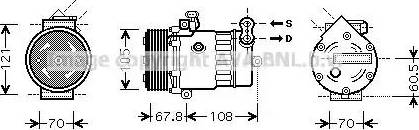 Ava Quality Cooling OL K477 - Компресор, климатизация vvparts.bg