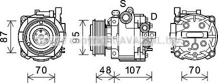 Ava Quality Cooling OLK659 - Компресор, климатизация vvparts.bg