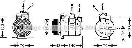 Ava Quality Cooling OL K356 - Компресор, климатизация vvparts.bg