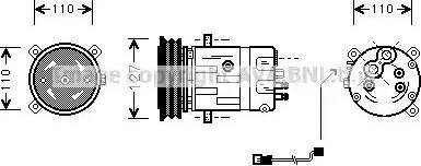 Ava Quality Cooling OL K290 - Компресор, климатизация vvparts.bg