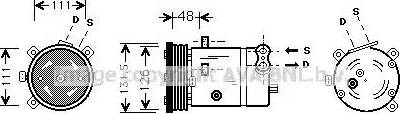 Ava Quality Cooling OL K280 - Компресор, климатизация vvparts.bg