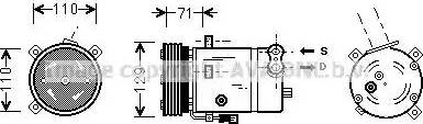 Ava Quality Cooling OL K276 - Компресор, климатизация vvparts.bg