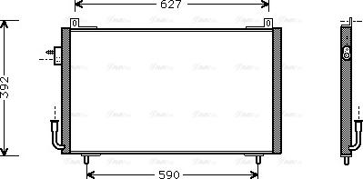 Ava Quality Cooling PE 5192 - Кондензатор, климатизация vvparts.bg