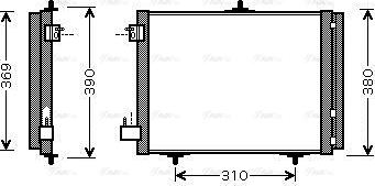 Ava Quality Cooling PE5295D - Кондензатор, климатизация vvparts.bg