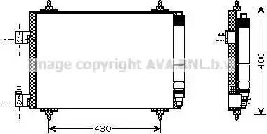 Ava Quality Cooling PE5286D - Кондензатор, климатизация vvparts.bg