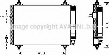 Ava Quality Cooling PE 5286 - Кондензатор, климатизация vvparts.bg