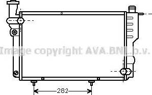 Ava Quality Cooling PE 2096 - Радиатор, охлаждане на двигателя vvparts.bg