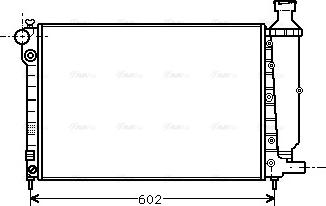 Ava Quality Cooling PE 2014 - Радиатор, охлаждане на двигателя vvparts.bg