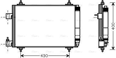 Ava Quality Cooling PEA5286D - Кондензатор, климатизация vvparts.bg