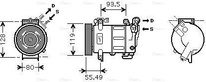 Ava Quality Cooling PEAK316 - Компресор, климатизация vvparts.bg