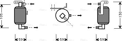 Ava Quality Cooling PE D195 - Изсушител, климатизация vvparts.bg