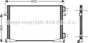 Ava Quality Cooling RT 5391 - Кондензатор, климатизация vvparts.bg