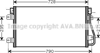 Ava Quality Cooling RT5348D - Кондензатор, климатизация vvparts.bg