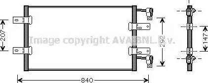 Ava Quality Cooling RT 5314 - Кондензатор, климатизация vvparts.bg