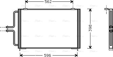 Ava Quality Cooling RT 5236 - Кондензатор, климатизация vvparts.bg