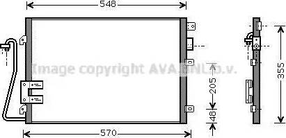 Ava Quality Cooling RT5275D - Кондензатор, климатизация vvparts.bg