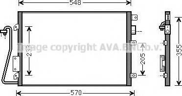 Ava Quality Cooling RT 5275 - Кондензатор, климатизация vvparts.bg