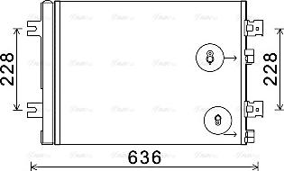 Ava Quality Cooling RTA5467D - Кондензатор, климатизация vvparts.bg