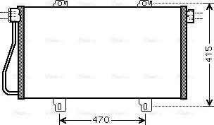 Ava Quality Cooling RTA5352 - Кондензатор, климатизация vvparts.bg