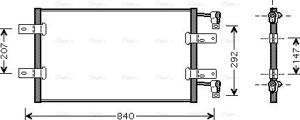 Ava Quality Cooling RTA5314 - Кондензатор, климатизация vvparts.bg