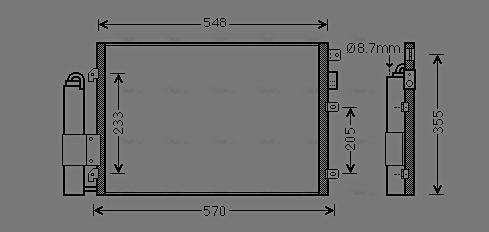 Ava Quality Cooling RTA5275D - Кондензатор, климатизация vvparts.bg