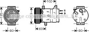 Ava Quality Cooling RT K440 - Компресор, климатизация vvparts.bg