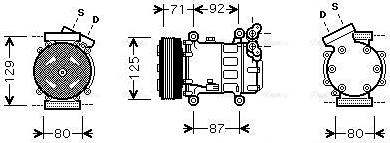 Ava Quality Cooling RT K401 - Компресор, климатизация vvparts.bg