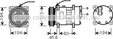 Ava Quality Cooling RT K435 - Компресор, климатизация vvparts.bg