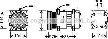 Ava Quality Cooling RT K436 - Компресор, климатизация vvparts.bg