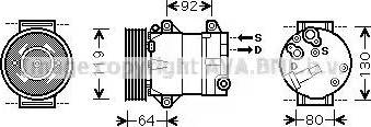 Ava Quality Cooling RT K429 - Компресор, климатизация vvparts.bg