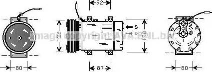 Ava Quality Cooling RT K243 - Компресор, климатизация vvparts.bg