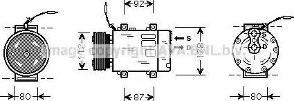 Ava Quality Cooling RT K286 - Компресор, климатизация vvparts.bg