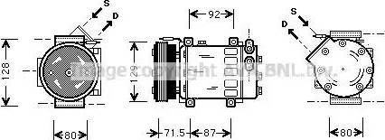 Ava Quality Cooling RT K281 - Компресор, климатизация vvparts.bg