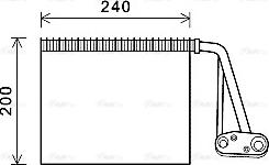 Ava Quality Cooling RTV566 - Изпарител, климатична система vvparts.bg