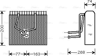 Ava Quality Cooling RT V173 - Изпарител, климатична система vvparts.bg