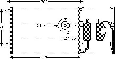 Ava Quality Cooling SB5060D - Кондензатор, климатизация vvparts.bg