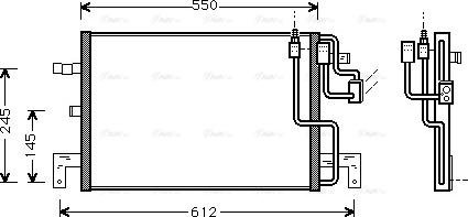 Ava Quality Cooling SB 5032 - Кондензатор, климатизация vvparts.bg