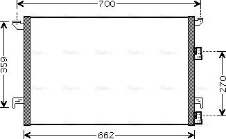 Ava Quality Cooling SBA5060 - Кондензатор, климатизация vvparts.bg