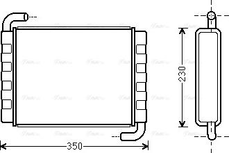 Ava Quality Cooling SC 6006 - Топлообменник, отопление на вътрешното пространство vvparts.bg