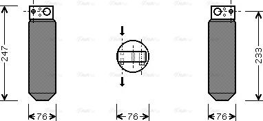 Ava Quality Cooling SCD014 - Изсушител, климатизация vvparts.bg